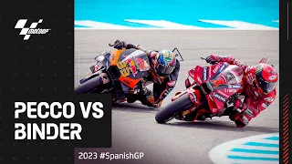 #MotoGP's heart-stopping last lap! 🔥 | 2023 #SpanishGP