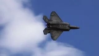 F-22 Raptor Demo for MCAS Cherry Point Air Show 2024