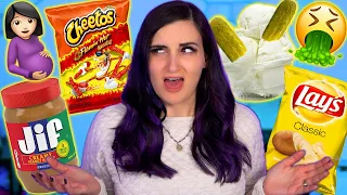 Pregnant Woman Tries WEIRD Pregnancy Cravings