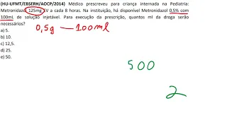 Questão Metronidazol