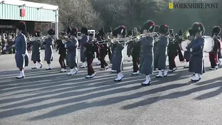 Rishi Sunak Watches The Gurkhas Passing Out Parade At Catterick.  2nd December 2021