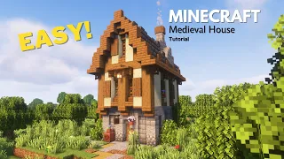 Minecraft: How to build a simple Medieval House | Minecraft Tutorial