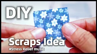 DIY Fabric Scraps Idea┃CUTE Sewing Project