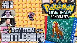 Key Item Randomizer Battleships Race vs Shenanagans | Pokemon Crystal #3