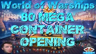 80 MEGA GESCHENKE!!! "Container opening" in World of Warships auf Deutsch