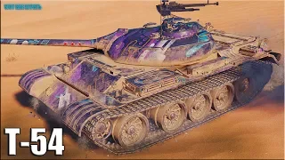 Профи тащат катку, без регистрации и смс ✅ World of Tanks лучший бой Т-54