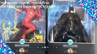 McFarlane Toys DC Multiverse The Flash and Batman Statues Review!