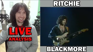 British guitarist analyses Ritchie Blackmore live in 1982!