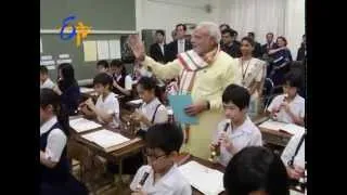 Narendra Modi visits Tokyo School, Seeks Help In Japanese Language Teaching