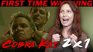 COBRA KAI 2X1 TV Show Reaction (Sensei Kreese is BACK and Johnny is about to CHANGE for GOOD!!)