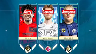 What Happenes When Demon1, Curry & Jawgemo team up vs Eggster & other in a pros lobby... | VALORANT