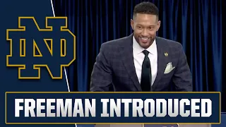 Marcus Freeman Introduced as Notre Dame Coach | CBS Sports HQ