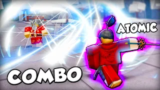 ESSE NOVO COMBO DO ATOMIC SAMURAI ESTÁ HUMILHANDO NOOBS NO SAITAMA BATTLEGROUNDS (ROBLOX)