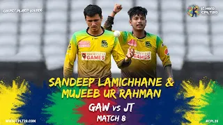 MUJEEB RAHMAN AND SANDEEP LAMICHHANE | JAMAICA ATTACK | #CPL20 #GAWvJT #CricketPlayedLouder