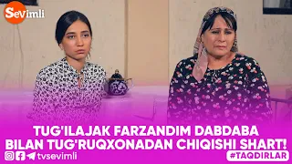 TUG'ILAJAK FARZANDIM DABDABA BILAN TUG'RUQXONADAN CHIQISHI SHART!