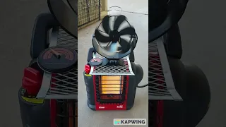 Mr. Heater Portable Buddy Stove Fan Hack with a Twist