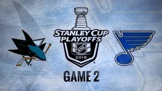 Sharks edge Blues 4-0 in Game 2, tie series 1-1