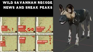 Wild Savannah Recode Sneak Peaks (Wild Dog Remodel!)
