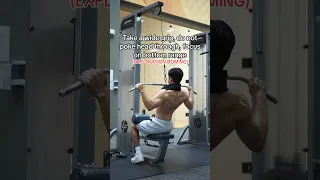 How to actually HIT your LATS on LAT PULLDOWN