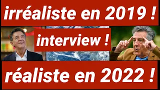 Yves Cochet : interview "effondrement civilisation " 18/09/2019.( réaliste en 2022 !).