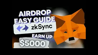 Crypto Airdrop 2023 | ZkSync AIRDROP | EASY + 2400$ | FULL GUIDE - CLAIM YOUR TOKEN