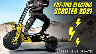 Top 10 Fat Tire Electric Scooters of Today: Larger Wheels Grip Better in Dirt?
