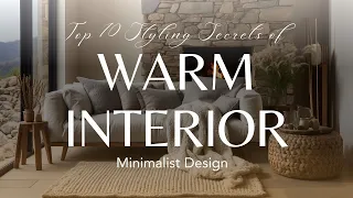 Warm Minimalism : 10 Expert Tips for Warm Minimalist Interior Design