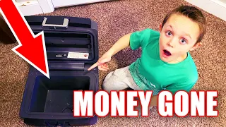 Our Money Is Gone! Leprechaun Got Into Our Hidden Safe!