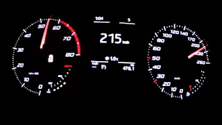 Seat Leon 1,4 TSI 140  - acceleration 0-200 km/h and other tests