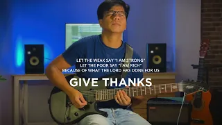 Give Thanks (With a Grateful Heart) - Guitar cover by Crame Velasquez