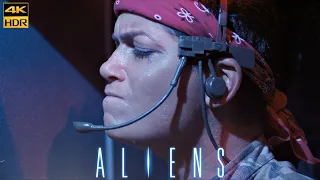Aliens (1986) Game Time Scene Movie Clip - 4K UHD HDR Upscale New Version