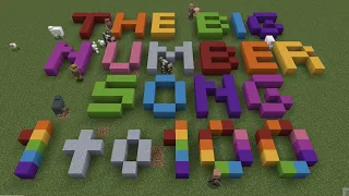 Big Number Song｜1-100 Song｜Numberblocks｜Minecraft｜Learn to count｜Song for kids