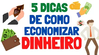 Como Economizar DINHEIRO Ganhando POUCO | 5 Truques que vão te fazer economizar muito dinheiro