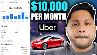 Meet The Uber Driver Who Makes $10,000 Per Month Driving a Tesla Model 3