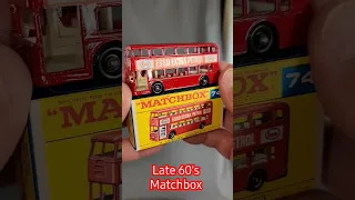 Late 1960's Matchbox Toy Cars Made in England #matchbox #Lesley #toycars #toycarcollector.com