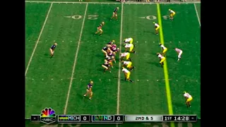 #11 Michigan @ #2 Notre Dame -- 2006 Extended Highlights
