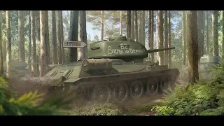 Т 34 85 Frag Movie War thunder//