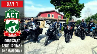 ACT ITALY DAY 1 of 5 // OFFROAD MOTORCYCLE TOUR // KTM 1290 Super Adventure R / BMW R 1250 GS