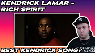 KENDRICK IS A GENIUS! | Kendrick Lamar - Rich Spirit (REACTION!)