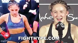 VALERIE LOUREDA SHOCKED IN FIRST LOSS; HANNAH GUY POST-FIGHT AFTER UPSET WIN AT BELLATOR 259