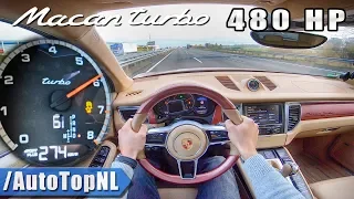 PORSCHE MACAN TURBO 480HP Elmerhaus 274km/h AUTOBAHN POV by AutoTopNL