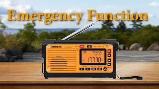XHDATA D-608WB Emergency Function