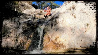 SWITZER FALLS Surprise Natural Water Slide in Angeles National Forest