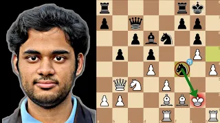 Knight Sacrifice Proved Wrong | Erigaisi vs Maurizzi | TePe Sigeman & Co Chess Tournament 2024