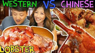 CHINESE Style LOBSTER vs. WESTERN Style LOBSTER | MUST TRY LOBSTER Tour in BOSTON!