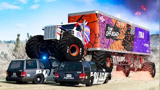Monster Truck Crashes #33 - Beamng drive
