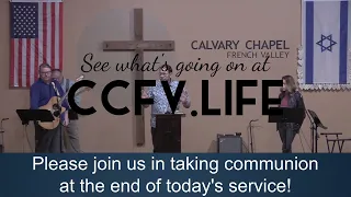 Weekly announcements at Calvary Chapel French Valley on February 11, 2024.