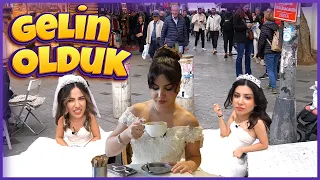 GELİN OLUP SOKAKLARA KARIŞTIK!! (YAĞMUR DÜŞTÜ)