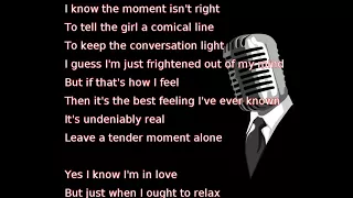 Billy Joel - Leave a Tender Moment Alone (lyrics)