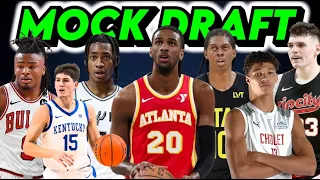 2024 NBA Mock Draft *FULL FIRST ROUND MOCK DRAFT* I Utility Sports NBA Mock Draft 2024